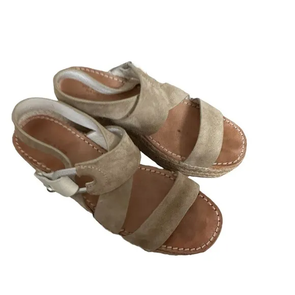 Rag &amp; bone August leather espadrille sandal size 37.5