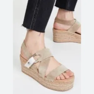 Rag &amp; bone August leather espadrille sandal size 37.5