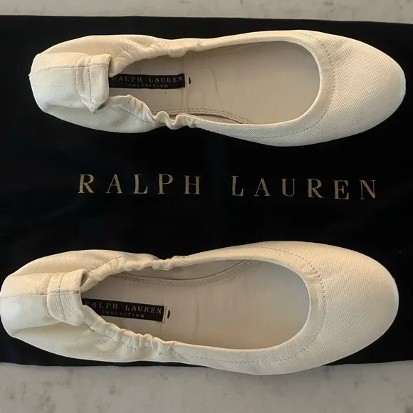 Ralph Lauren Collection Ballet Flats