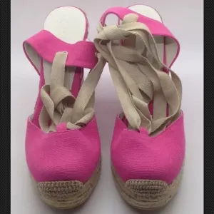 RALPH LAUREN Collection Bright Pink Espadrille NEW