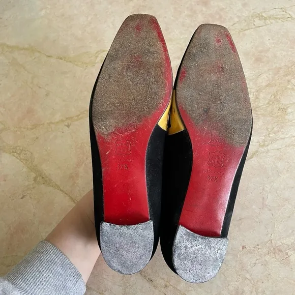 Rare authentic louboutin 'love' ballet flats