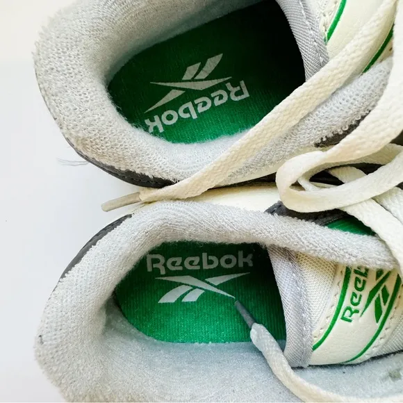 REEBOK kids green and grey sneakers NEW