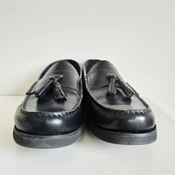 Rockport Genuine Black Leather Dress Shock Absorbing Lightweight Loafers Sz 11
