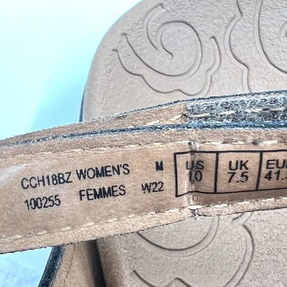 Rockport Womens Size 10 Ramona Bronze Brown Sandals Shoes