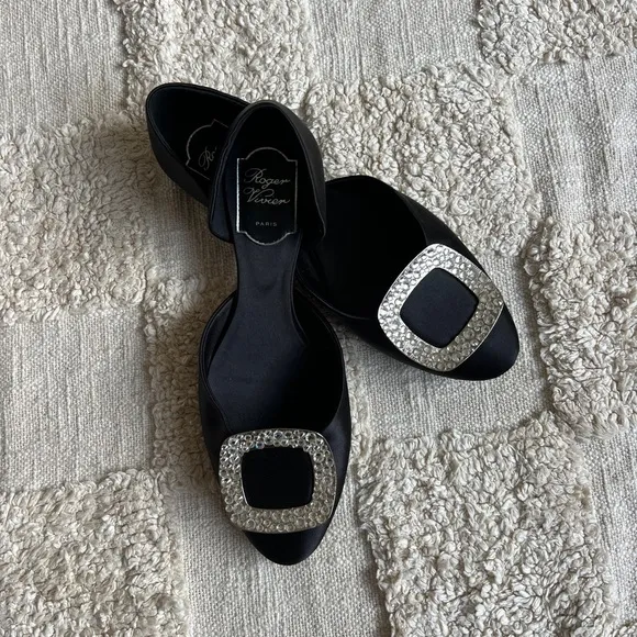 Roger Vivier Flats with embellished Buckle