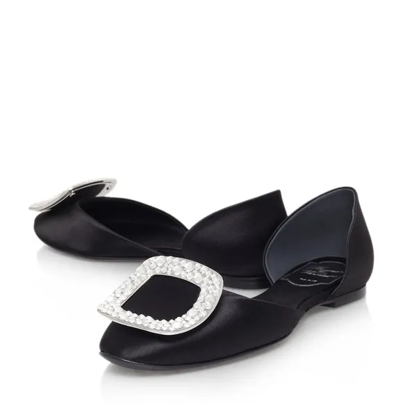 Roger Vivier Flats with embellished Buckle