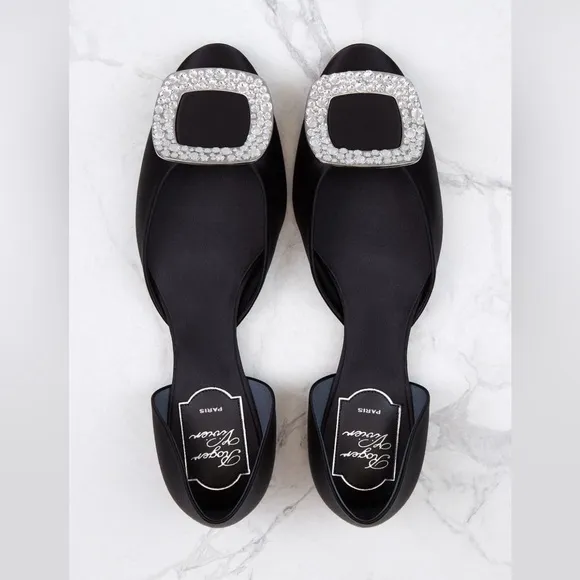 Roger Vivier Flats with embellished Buckle