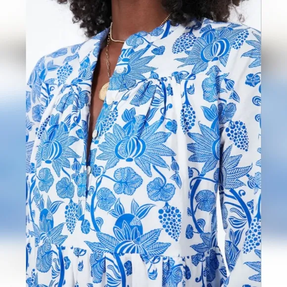 Ro's Garden Exclusive Bluefanny Rio Midi Dress