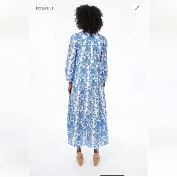 Ro's Garden Exclusive Bluefanny Rio Midi Dress