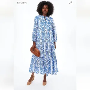 Ro's Garden Exclusive Bluefanny Rio Midi Dress