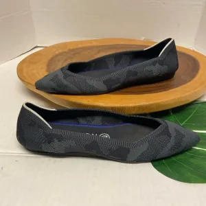 Rothy’s Camo Grey Pointed Toe Washable Ballet Flats