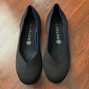 Rothy's dark gray ballet flats