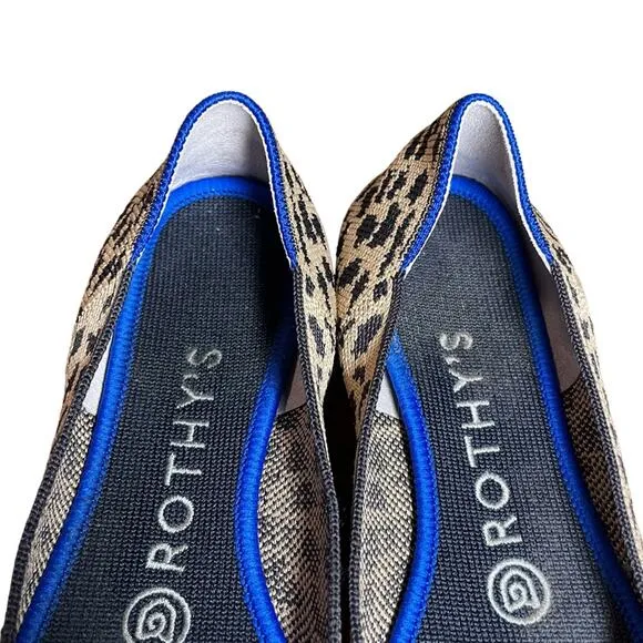 Rothy’s Leopard Print Retired The Point Flats - 7