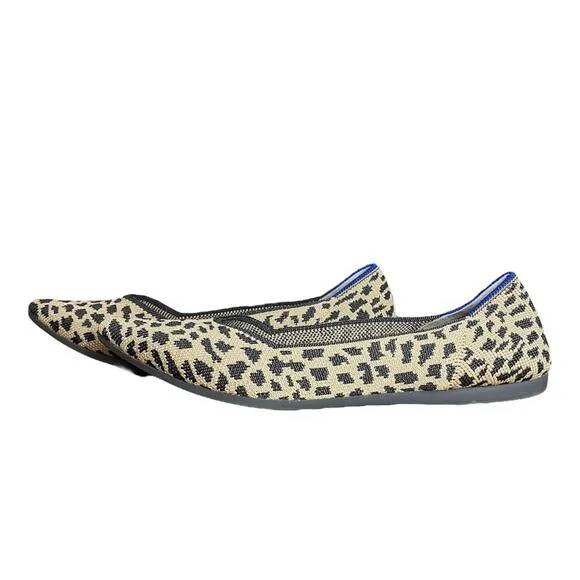 Rothy’s Leopard Print Retired The Point Flats - 7