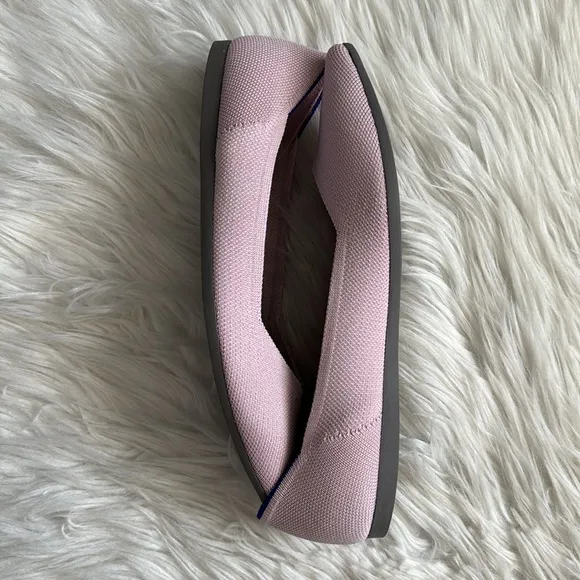 Rothy’s Petal Pink Pointed-Toe Flats Size 9