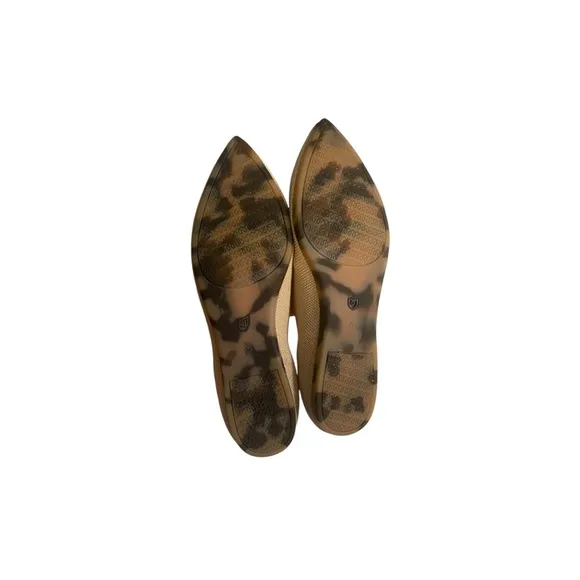 Rothy's Tan Flats Elegant Pointed-Toe Loafers