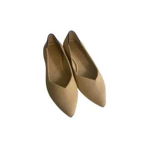 Rothy's Tan Flats Elegant Pointed-Toe Loafers