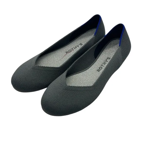 Rothy’s The Flat Gray Ballet Flats Size 7.5