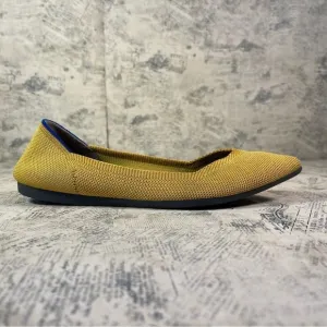Rothy's 'The Point' Marigold Yellow Pointed Toe Flats