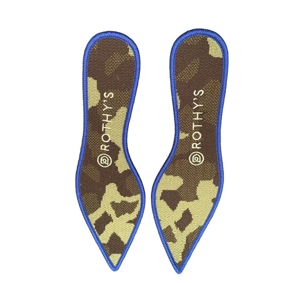 Rothy’s The Point Olive Camouflage Pointed Toe Ballet Flats -  Size 7