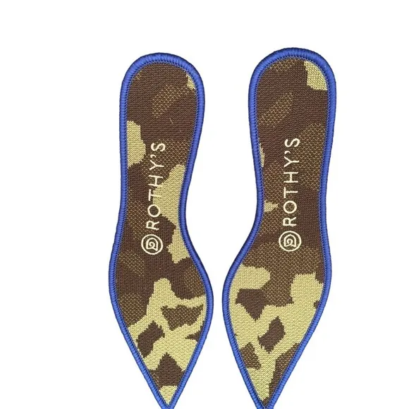 Rothy’s The Point Olive Camouflage Pointed Toe Ballet Flats -  Size 7