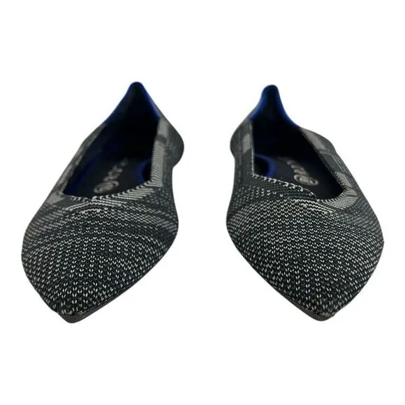 Rothy's The Point Womens Size 8 Retired Granite Heather Ballet Flats