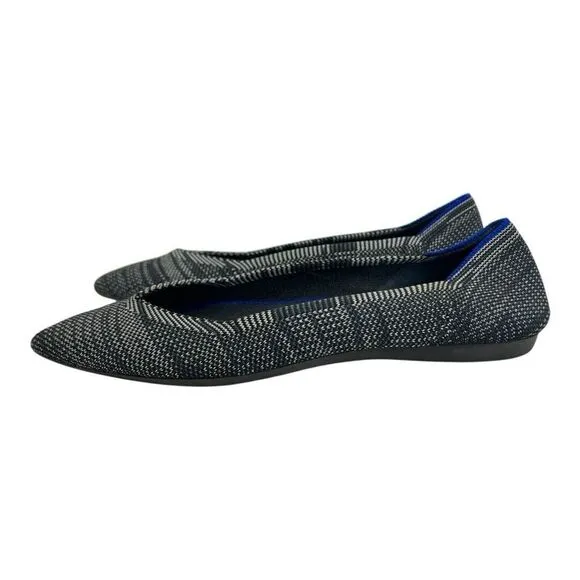 Rothy's The Point Womens Size 8 Retired Granite Heather Ballet Flats