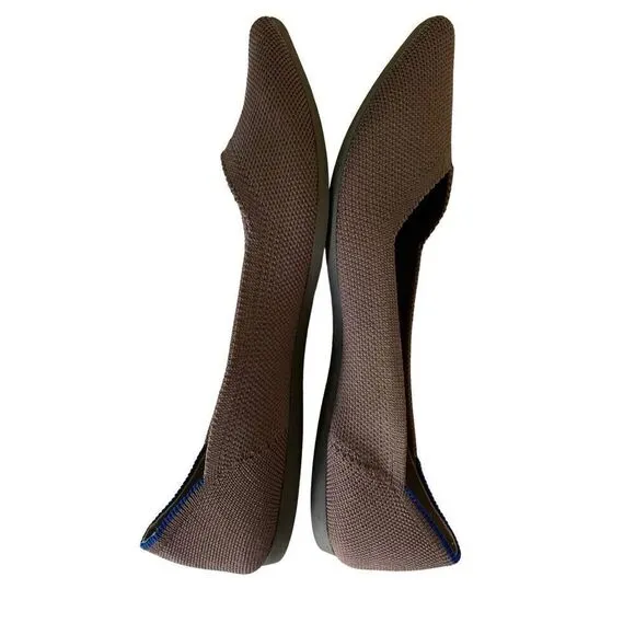 Rothy's The Point pointed flats no insoles women's size 8