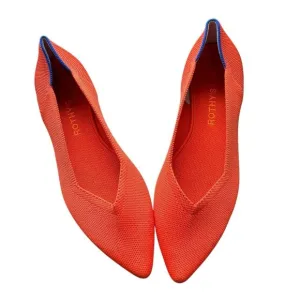 Rothy's Women's Orange Flats Pointed Toe Size 10w