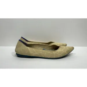 Rothy's The Point Ballet Flats Sahara Gold Women's Casual Shoe Size 11.5