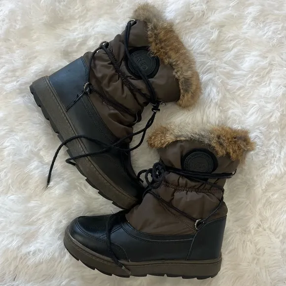 Rudsak Fur Trim Snow Boots
