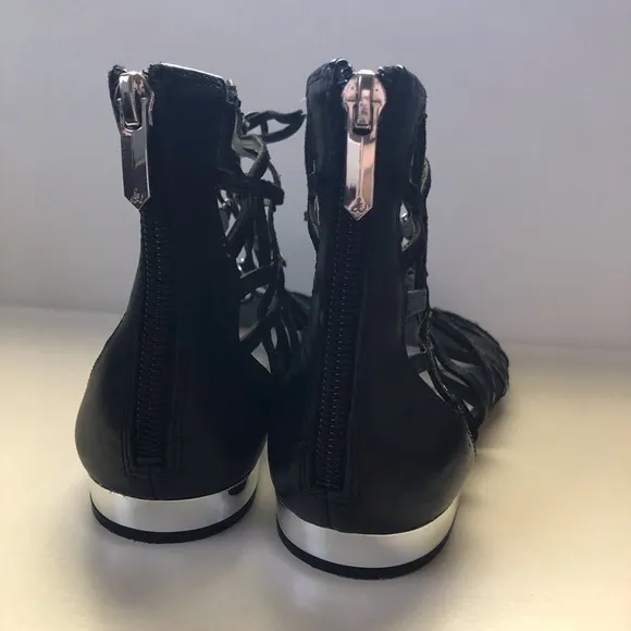 Sam Edelman Black Denver Flat Sandals