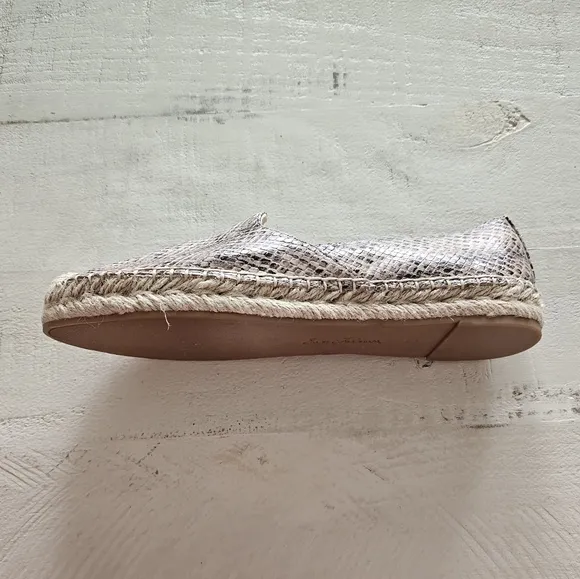 Sam Edelman Kesia Espadrille FlatsWomen's Snake Skin, Multi Size 9 NWOT