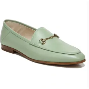 SAM EDELMAN Loraine Leather Horsebit Loafers Sea Glass Green Sz 11