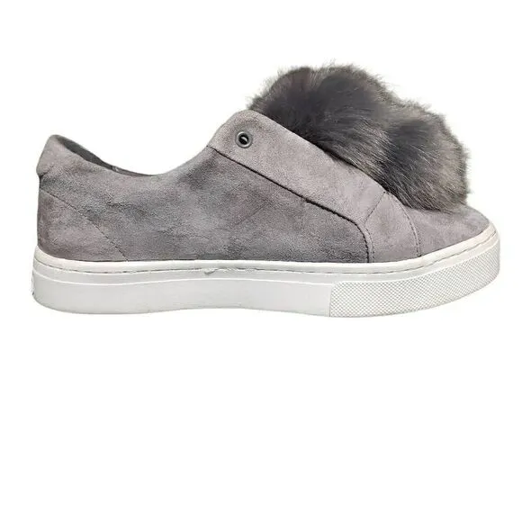 Sam Edelman Women's Leya Fashion Sneaker Gray Size 8.5