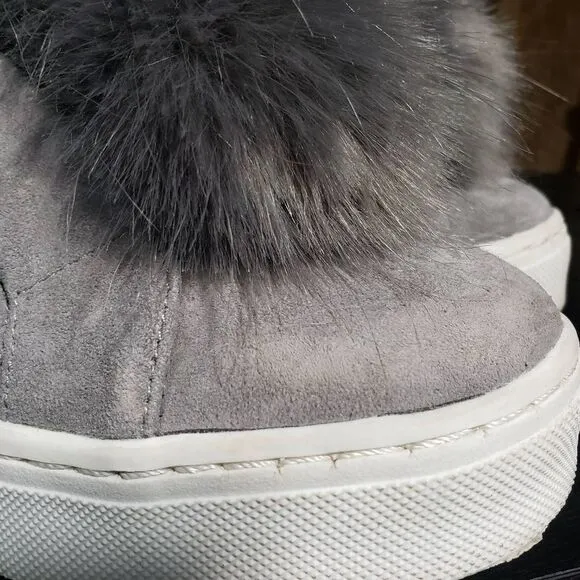 Sam Edelman Women's Leya Fashion Sneaker Gray Size 8.5