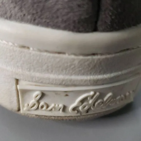 Sam Edelman Women's Leya Fashion Sneaker Gray Size 8.5