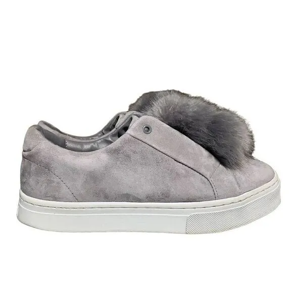 Sam Edelman Women's Leya Fashion Sneaker Gray Size 8.5