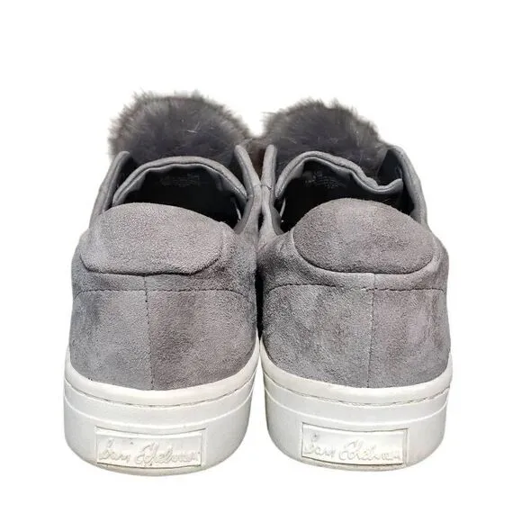 Sam Edelman Women's Leya Fashion Sneaker Gray Size 8.5