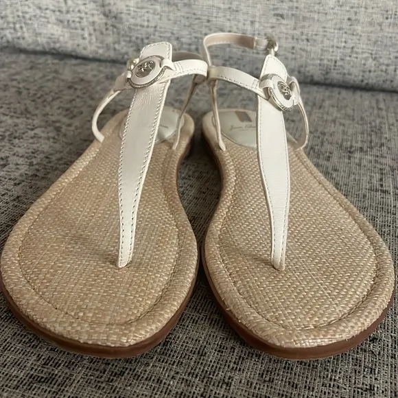 Sam Edleman Women's Gigi Retro T-Strap Flat Sandals Size 9