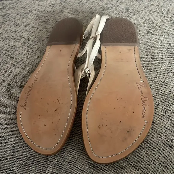 Sam Edleman Women's Gigi Retro T-Strap Flat Sandals Size 9