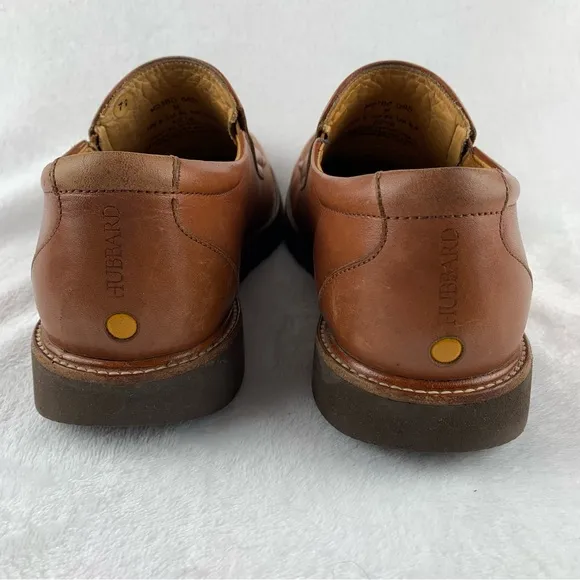 Samuel Hubbard Men's 9 W Ivy Legend Penny Loafer Whiskey Tan Leather Vibram Sole