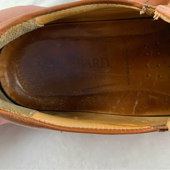 Samuel Hubbard Men's 9 W Ivy Legend Penny Loafer Whiskey Tan Leather Vibram Sole