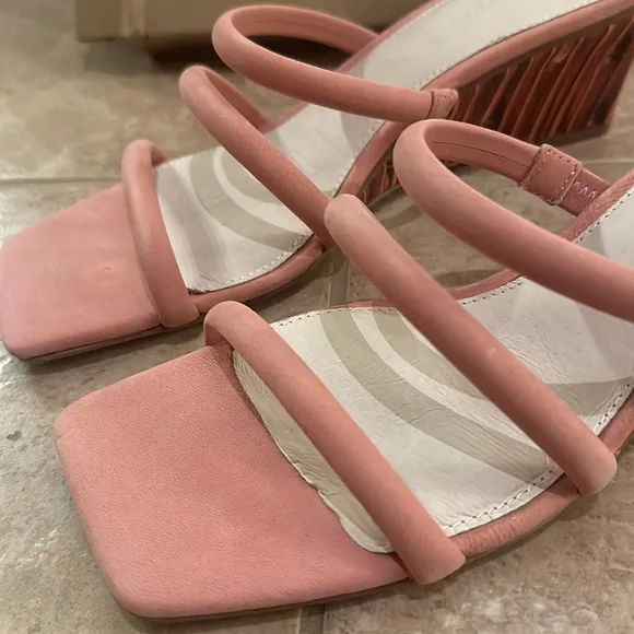 SANCTUARY Klique Suede Sandals in Clay NEW