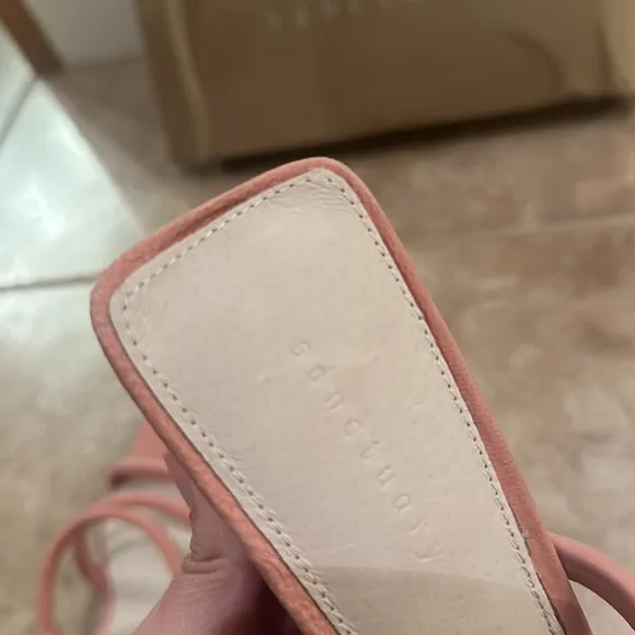 SANCTUARY Klique Suede Sandals in Clay NEW