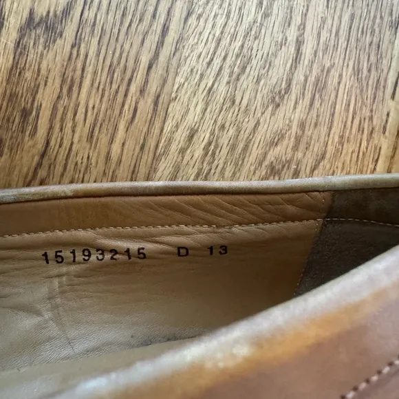 Santoni Brown Leather Slip-On Loafers size 13