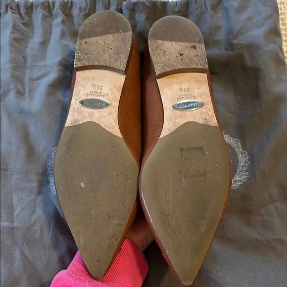 Sarah Flint Natalie Brown Leather Flats