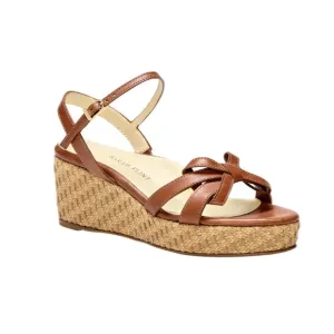 Sarah Flint Perfect Mirjana 50 Wedge Sandals Womens 36.5 6.5 Brown Leather Shoes