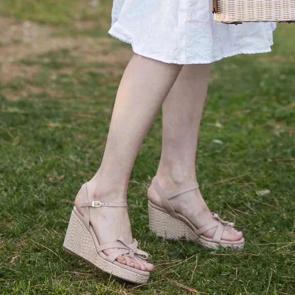Sarah Flint The Perfect Mirjana Wedge Espadrilles EUC Size IT 40 (US 9-9.5)