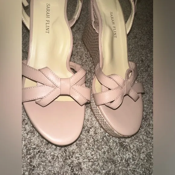 Sarah Flint The Perfect Mirjana Wedge Espadrilles EUC Size IT 40 (US 9-9.5)